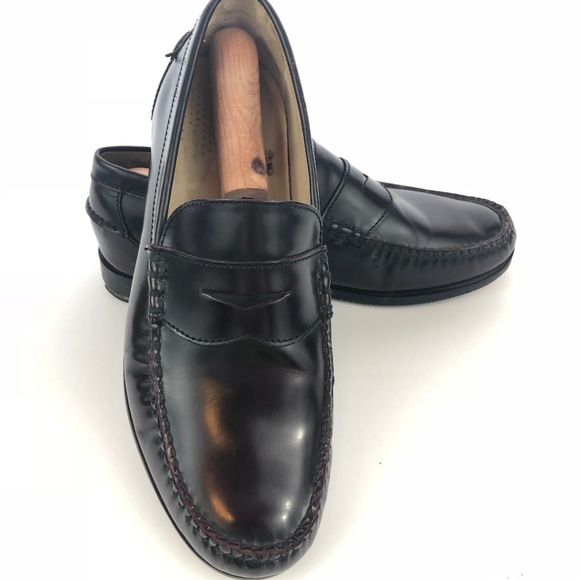 Rockport Mens Burgundy Leather Loafer Sz 10W - Picture 4 of 8